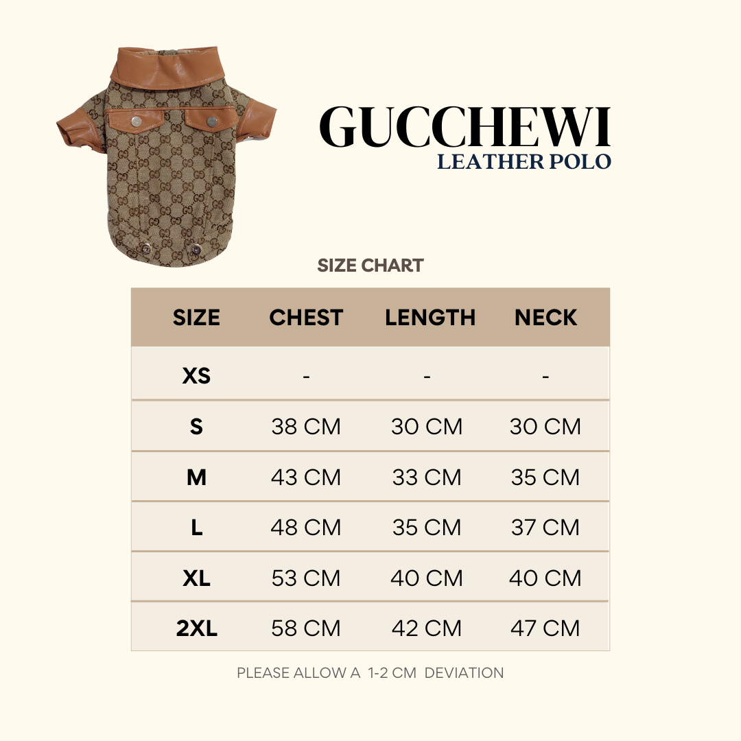 Gucchewi Premium Leather Polo