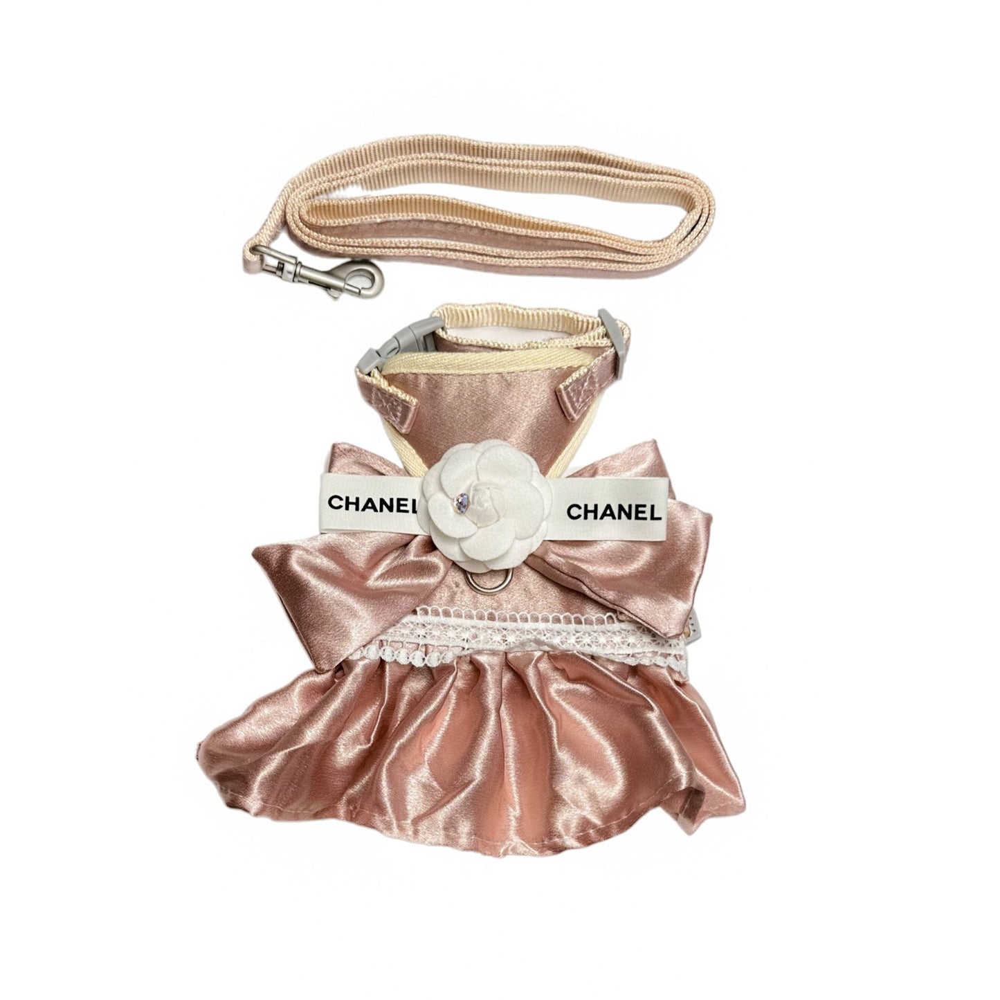 Chewnel Rose Dress Harness  & Leash Set